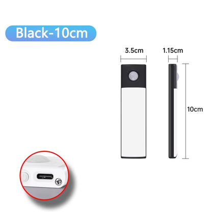 Night Light Motion Sensor Lights Wireless under Cabinet Light for Kitchen Cabinet Bedroom Wardrobe Indoor Lighting LED Bar Light