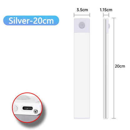 Night Light Motion Sensor Lights Wireless under Cabinet Light for Kitchen Cabinet Bedroom Wardrobe Indoor Lighting LED Bar Light